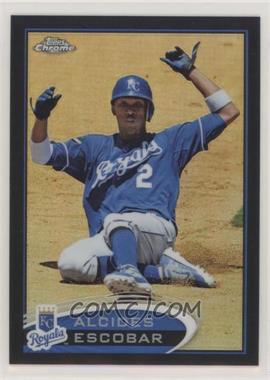 2012 Topps Chrome - [Base] - Black Refractor #203 - Alcides Escobar /100