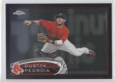 2012 Topps Chrome - [Base] - Black Refractor #21 - Dustin Pedroia /100