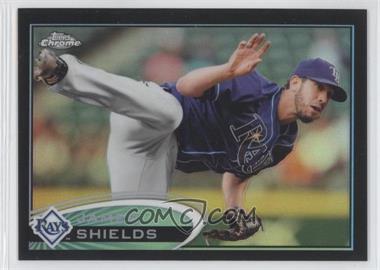 2012 Topps Chrome - [Base] - Black Refractor #59 - James Shields /100