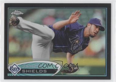 2012 Topps Chrome - [Base] - Black Refractor #59 - James Shields /100