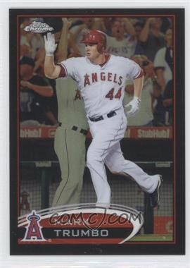 2012 Topps Chrome - [Base] - Black Refractor #83 - Mark Trumbo /100