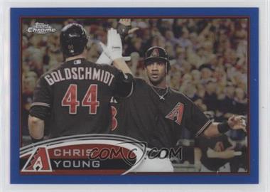 2012 Topps Chrome - [Base] - Blue Refractor #145 - Chris Young /199