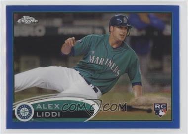 2012 Topps Chrome - [Base] - Blue Refractor #152 - Alex Liddi /199