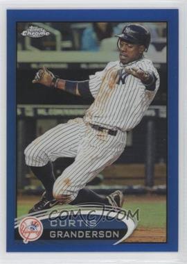 2012 Topps Chrome - [Base] - Blue Refractor #60 - Curtis Granderson /199