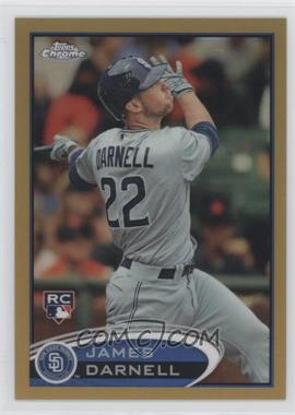 2012 Topps Chrome - [Base] - Gold Refractor #174 - James Darnell /50