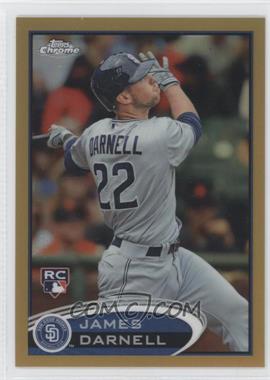 2012 Topps Chrome - [Base] - Gold Refractor #174 - James Darnell /50