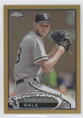 2012 Topps Chrome - [Base] - Gold Refractor #214 - Chris Sale /50