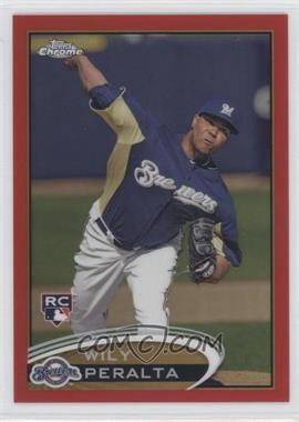 2012 Topps Chrome - [Base] - Red Refractor #194 - Wily Peralta /25