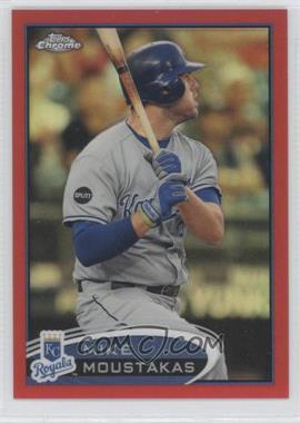 2012 Topps Chrome - [Base] - Red Refractor #89 - Mike Moustakas /25