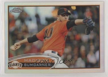 2012 Topps Chrome - [Base] - Refractor #102 - Madison Bumgarner