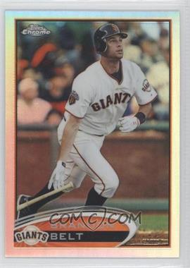 2012 Topps Chrome - [Base] - Refractor #123 - Brandon Belt