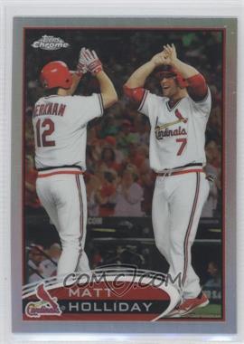 2012 Topps Chrome - [Base] - Refractor #125 - Matt Holliday