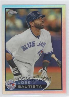 2012 Topps Chrome - [Base] - Refractor #140 - Jose Bautista