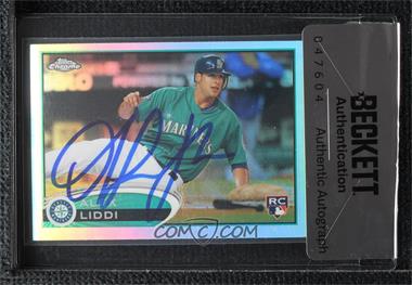 2012 Topps Chrome - [Base] - Refractor #152 - Alex Liddi [BAS Seal of Authenticity]