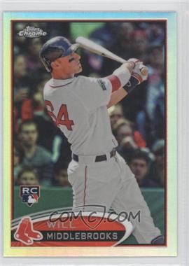 2012 Topps Chrome - [Base] - Refractor #197 - Will Middlebrooks