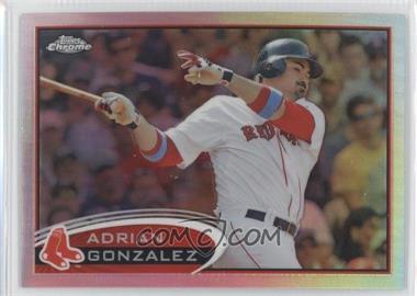 2012 Topps Chrome - [Base] - Refractor #20 - Adrian Gonzalez