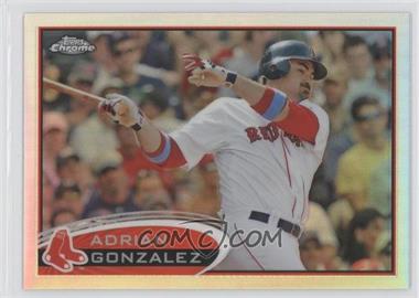 2012 Topps Chrome - [Base] - Refractor #20 - Adrian Gonzalez