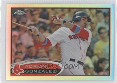 2012 Topps Chrome - [Base] - Refractor #20 - Adrian Gonzalez