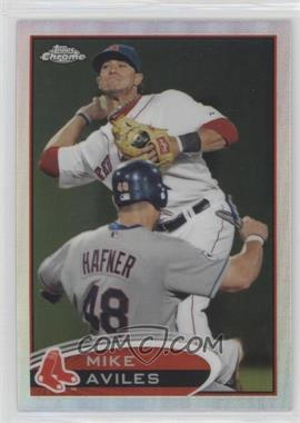 2012 Topps Chrome - [Base] - Refractor #207 - Mike Aviles