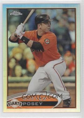 2012 Topps Chrome - [Base] - Refractor #24 - Buster Posey