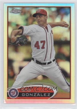 2012 Topps Chrome - [Base] - Refractor #53 - Gio Gonzalez