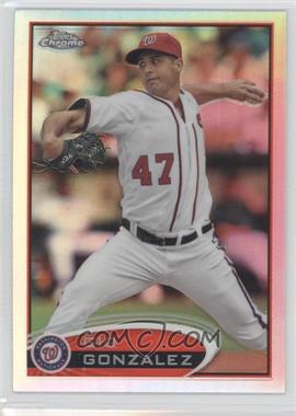 2012 Topps Chrome - [Base] - Refractor #53 - Gio Gonzalez