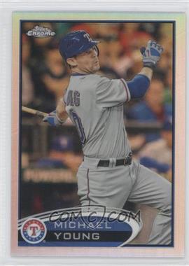 2012 Topps Chrome - [Base] - Refractor #68 - Michael Young