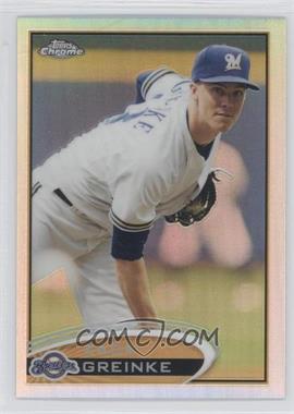 2012 Topps Chrome - [Base] - Refractor #76 - Zack Greinke