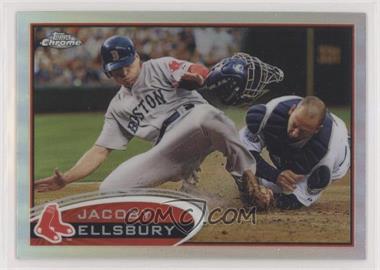 2012 Topps Chrome - [Base] - Refractor #87 - Jacoby Ellsbury