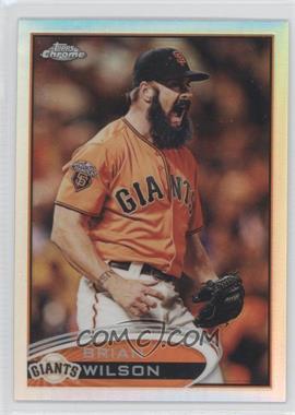 2012 Topps Chrome - [Base] - Refractor #98 - Brian Wilson