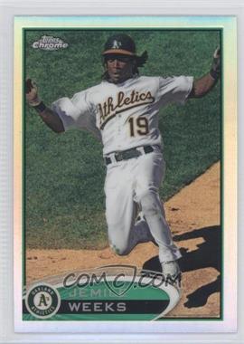 2012 Topps Chrome - [Base] - Refractor #99 - Jemile Weeks