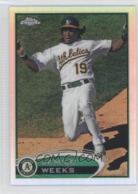 2012 Topps Chrome - [Base] - Refractor #99 - Jemile Weeks