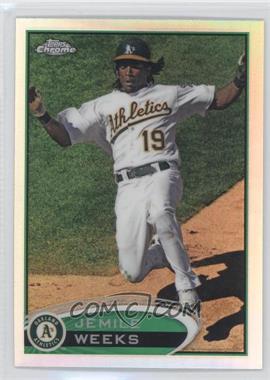 2012 Topps Chrome - [Base] - Refractor #99 - Jemile Weeks