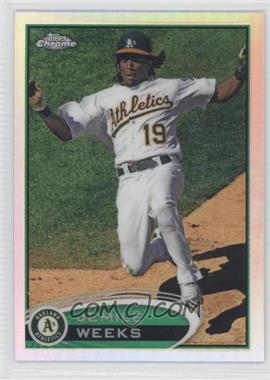 2012 Topps Chrome - [Base] - Refractor #99 - Jemile Weeks