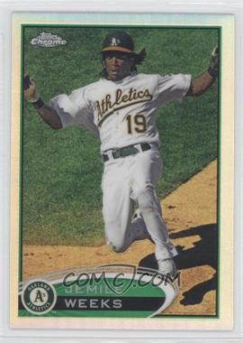 2012 Topps Chrome - [Base] - Refractor #99 - Jemile Weeks