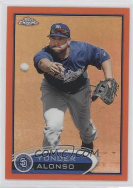 2012 Topps Chrome - [Base] - Retail Orange Refractor #101 - Yonder Alonso