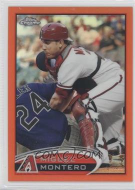 2012 Topps Chrome - [Base] - Retail Orange Refractor #111 - Miguel Montero