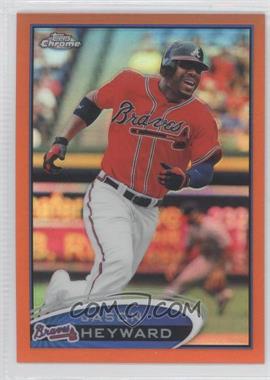 2012 Topps Chrome - [Base] - Retail Orange Refractor #12 - Jason Heyward