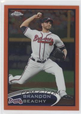 2012 Topps Chrome - [Base] - Retail Orange Refractor #122 - Brandon Beachy