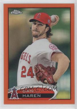 2012 Topps Chrome - [Base] - Retail Orange Refractor #126 - Dan Haren