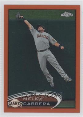 2012 Topps Chrome - [Base] - Retail Orange Refractor #134 - Melky Cabrera