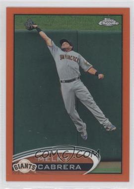 2012 Topps Chrome - [Base] - Retail Orange Refractor #134 - Melky Cabrera