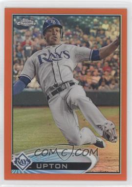 2012 Topps Chrome - [Base] - Retail Orange Refractor #137 - B.J. Upton