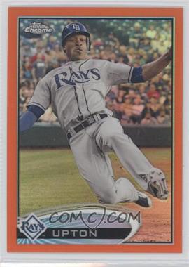 2012 Topps Chrome - [Base] - Retail Orange Refractor #137 - B.J. Upton