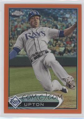 2012 Topps Chrome - [Base] - Retail Orange Refractor #137 - B.J. Upton