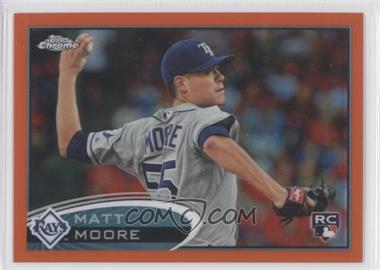 2012 Topps Chrome - [Base] - Retail Orange Refractor #160 - Matt Moore