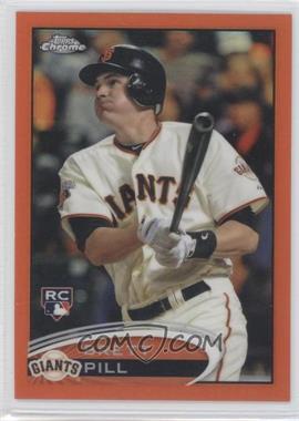 2012 Topps Chrome - [Base] - Retail Orange Refractor #164 - Brett Pill