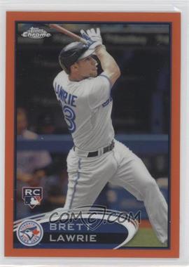 2012 Topps Chrome - [Base] - Retail Orange Refractor #173 - Brett Lawrie