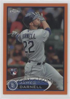 2012 Topps Chrome - [Base] - Retail Orange Refractor #174 - James Darnell