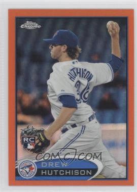 2012 Topps Chrome - [Base] - Retail Orange Refractor #193 - Drew Hutchison